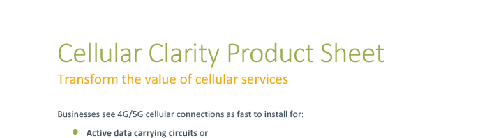 Cellular Clarity – Highlight product information