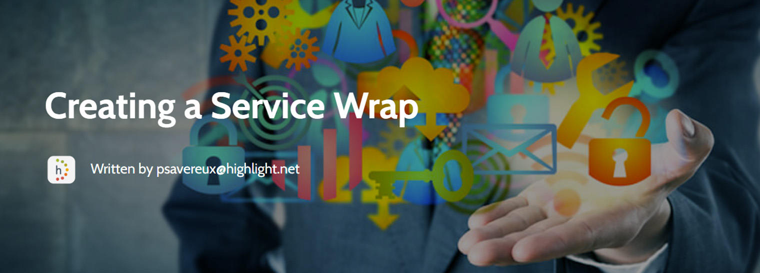 Creating a service wrap