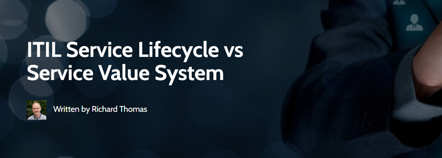ITIL service lifecycle vs service value system