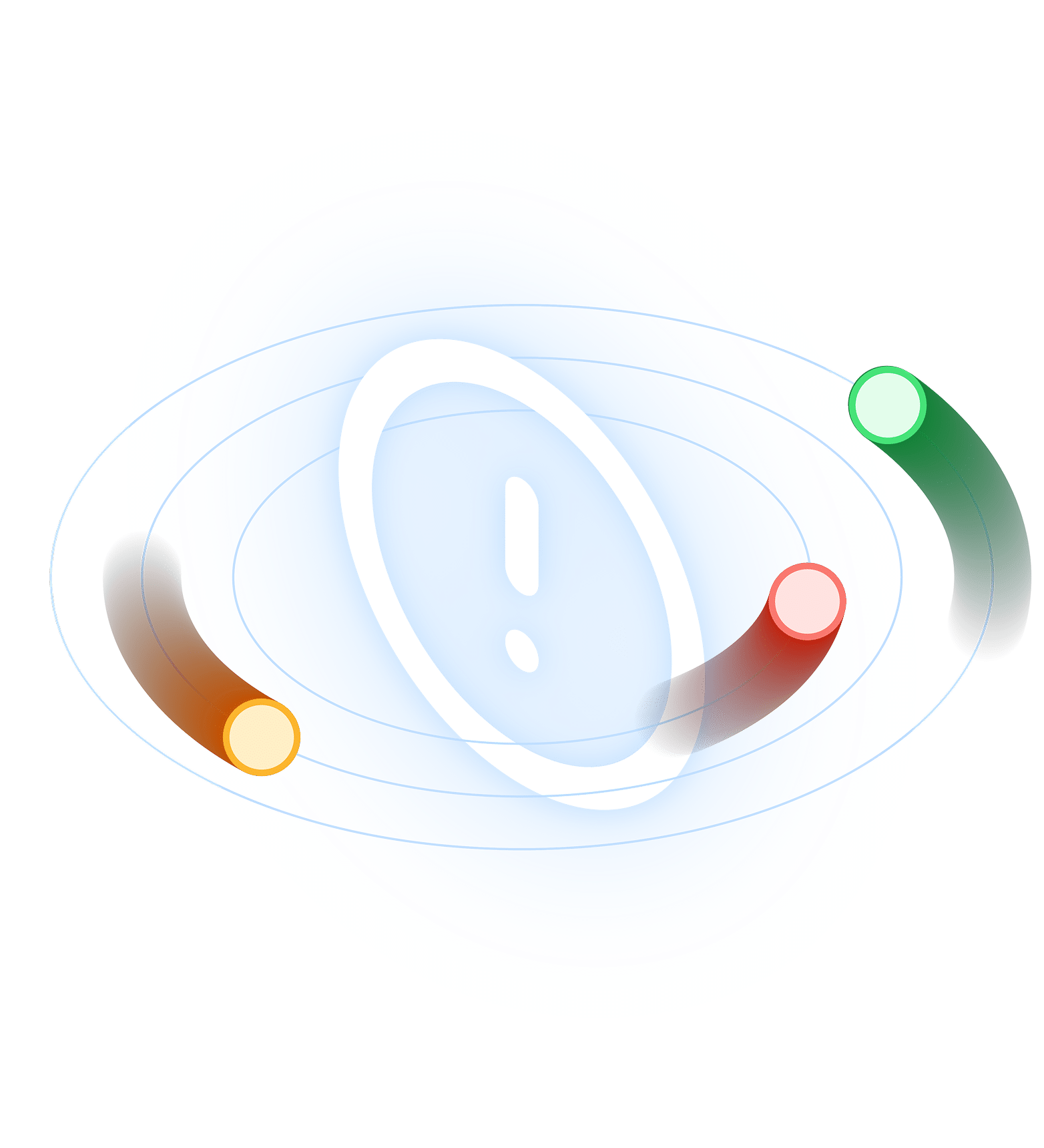 goldilocks-alerting Alert icon with three coloured indicators orbiting to show activity